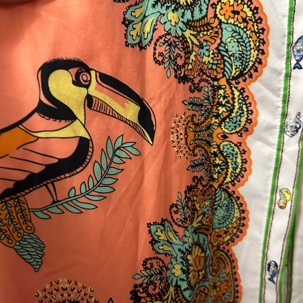 Colorful Paisley Print Midi Dress - Picture 4 of 11